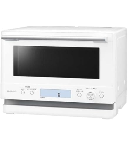 Amazon | シャープ 簡易スチームオーブンレンジ 23L ホワイト系SHARP