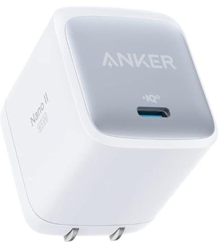 Amazon | Anker PowerPort III 2-Port 65W (USB PD 充電器 USB-C 2