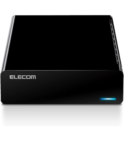 Amazon | 外付けHDD 4TB ELD-HTV040UBK | エレコム(ELECOM) | 外付