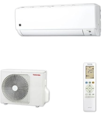 Amazon | 東芝 TOSHIBA エアコン ホワイト RAS-2214TL-W 6畳 | 東芝