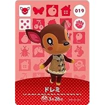 Amazon.co.jp: どうぶつの森 amiiboカード 第1弾 【019】 ドレミ