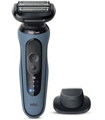 Amazon | ブラウン メンズシェーバー【3枚刃】（ホワイト）BRAUN