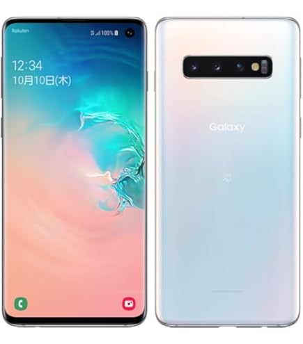 Amazon | au Galaxy S10 SCV41 プリズムホワイト | サムスン(SAMSUNG