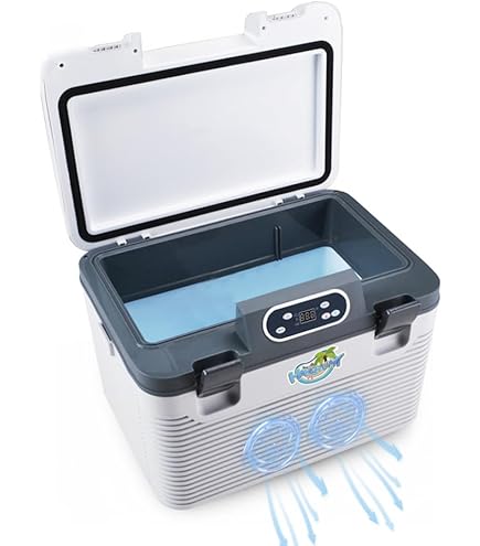 Amazon.co.jp: HANSHUMY 冷蔵庫 14L -10℃～65℃ 冷温庫 DC12V・24V 保冷