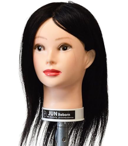 Amazon.co.jp: ON beauty JUN Reborn カットウィッグ 練習用 人毛100