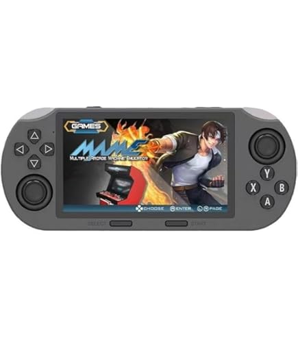 Amazon | 2.4インチ液晶 108in1 アーケード筺体型ゲーム機DX （ブルー