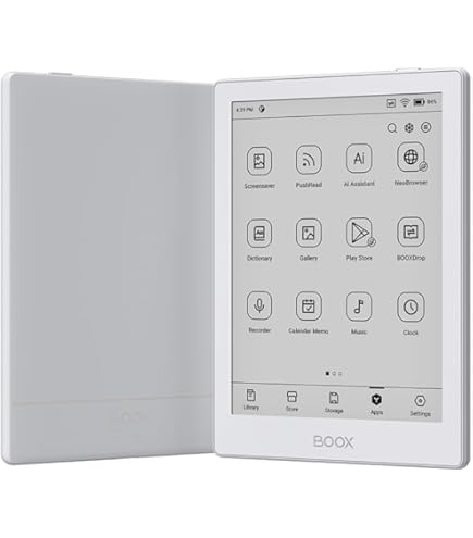 Amazon.co.jp: BOOX Leaf2 7型電子ペーパー Androidタブレット