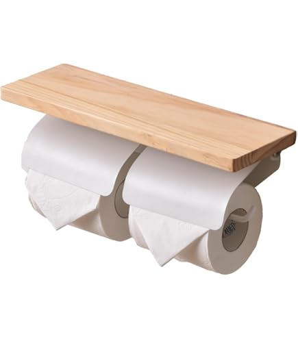 Amazon.co.jp: TOTO 棚付二連紙巻器 トイレットペーパーホルダー