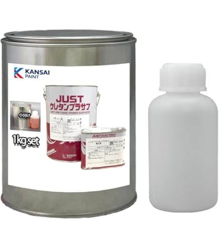 Amazon | 関西ペイント 2液 JUST H-S フィラー 1kgセット（シンナー