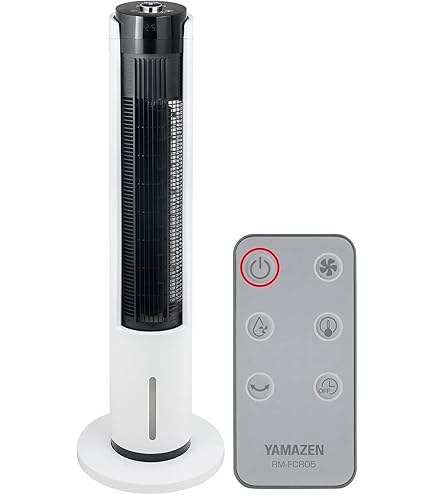 Amazon | 山善 冷風扇 扇風機 タッチスイッチ 風量5段階調節 水タンク