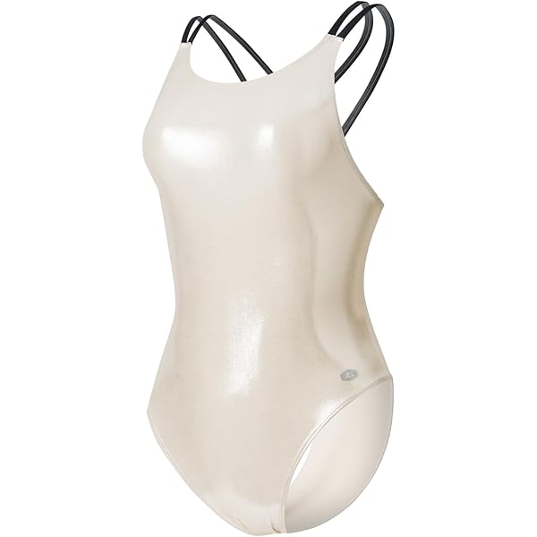 Amazon | [PHARFAITE] オーロラエナメルオープンバストスイムウェア