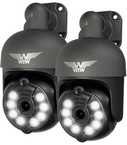 Amazon.co.jp: WTW 塚本無線 500万画素標準カメラ 黒 2台【PoE追加