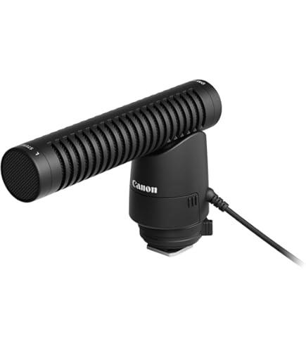 Amazon | Canon 指向性ステレオマイクロホン DM-100 | 外付けマイク 通販