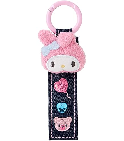 Amazon.co.jp: サンリオ(SANRIO) マスコットホルダー(デニムワッペン