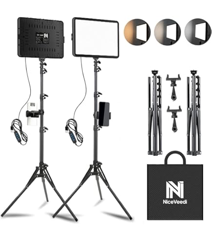 Amazon | VILTROX VL-D640T 50W高輝度 LEDビデオライト プロ