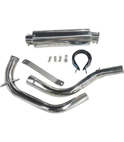 Amazon | PRETTY RACING製 エイプ50 APE ショート管 黒 マフラー