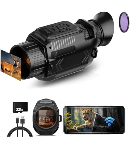 Amazon.co.jp: デジタル暗視単眼鏡IR 1.6インチTFT LCD 8GB SDカード