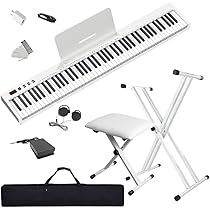 Amazon | 【イススタンドセット】ニコマク NikoMaku 電子ピアノ 88鍵盤