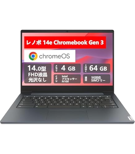 Amazon.co.jp: 82BA000LJP[Lenovo IdeaPad Slim350i Chromebook