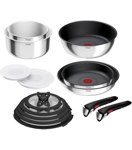 Amazon.co.jp: ティファール フライパン 鍋 9点 セット IH対応