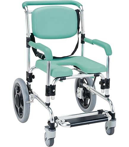Amazon | 【非課税】カワムラサイクル シャワー用車いす シート高さ