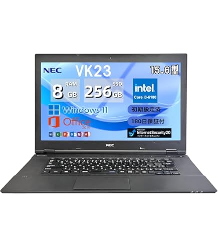 Amazon.co.jp: 【整備済み品】 NEC 15.6型 ノートPC VX ノートパソコン