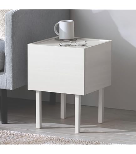 Amazon｜BAGGBODA バッグボーダ サイドテーブル - ホワイト 71x50 cm