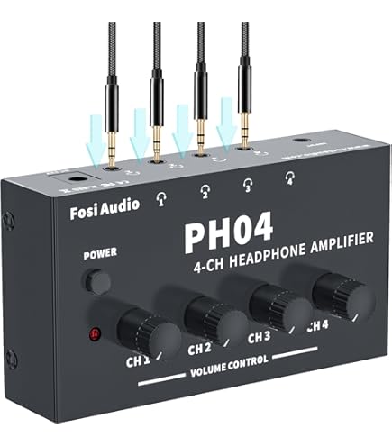 Amazon.co.jp: Behringer ヘッドフォンアンプ 8ch 1Uサイズ 2バンドEQ