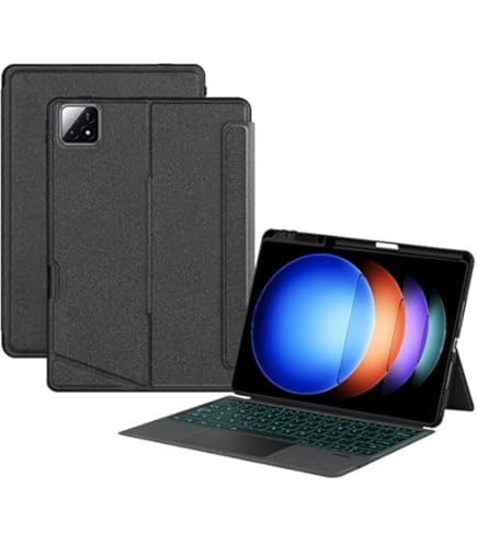 Amazon.co.jp: Xiaomi Pad 5 キーボードケース ペンホルダー付き 丸い