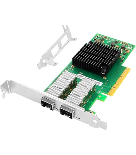 Amazon | 10/25GbE PCIE x8/x16 イーサネットアダプター デュアル