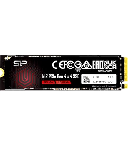 acer Predator GM6 1TB SSD, M.2 2280 PCIe Gen4x4 NVMe 2.0, Up to