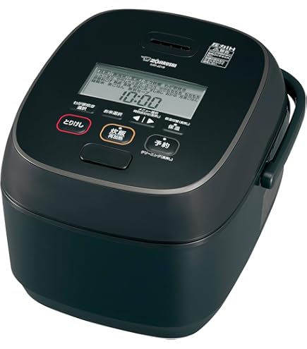 Amazon | 象印マホービン 炊飯器 1升 ブラック NW-JX18-BA | 象印