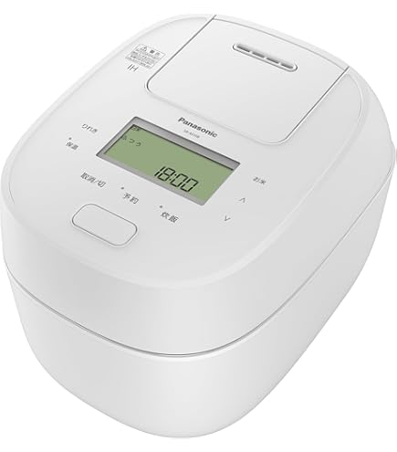Amazon | パナソニック 炊飯器 5.5合 可変圧力&大火力おどり炊き 全面
