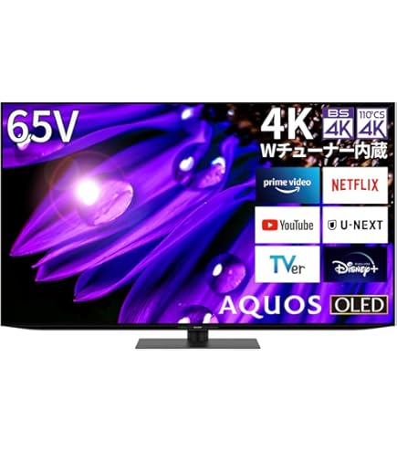 Amazon | シャープ テレビ AQUOS OLED 4T-C65FQ1 [65インチ