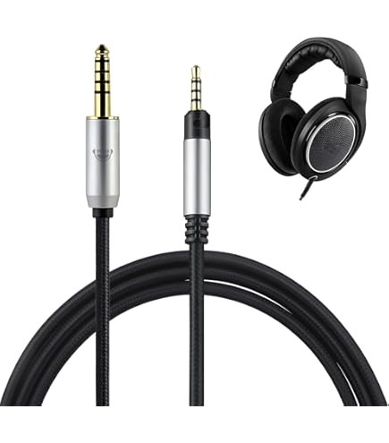 Amazon | ATH-M40x ATH-M50x ATH-M70x 対応 交換用 ヘッドホンケーブル