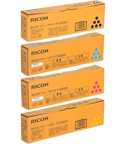 Amazon | リコー RICOH トナー ブラック P C6000H 大容量 純正 2本