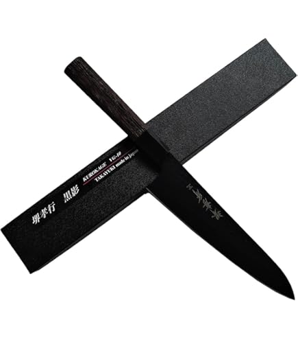 Amazon | ウルトラ鏡面ステン本焼V金10号鏡面 牛刀 245mm 黒檀八角柄