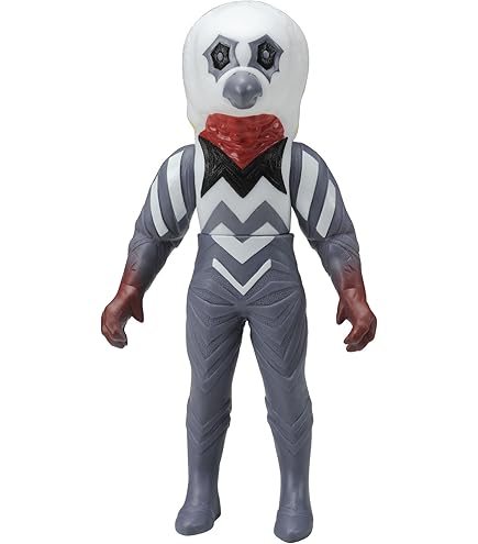 新品・怪獣軒ソフビ シルバー仮面チグリス星人（ミニインバス星人付