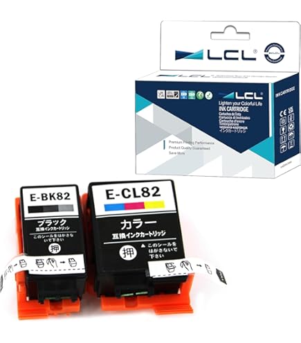 Amazon.co.jp: EPSON エプソン IC4CL82 ( ICBK82 (顔料ブラック) +