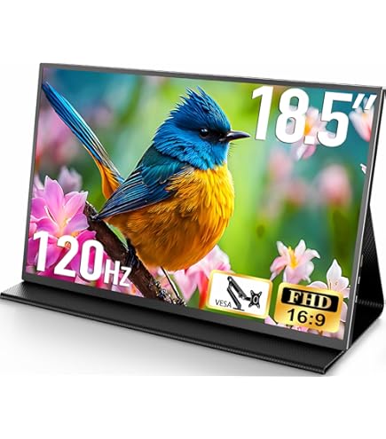 Amazon.co.jp: UWH18.5インチ大画面モバイルモニター120Hz 1920x1080