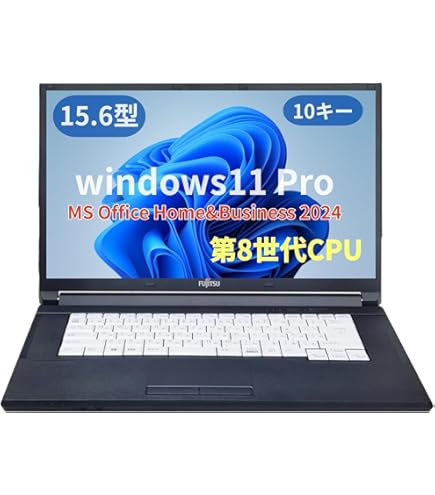 Amazon.co.jp: 【Win11、MS Office 2024 H&B搭載】富士通 LifeBook