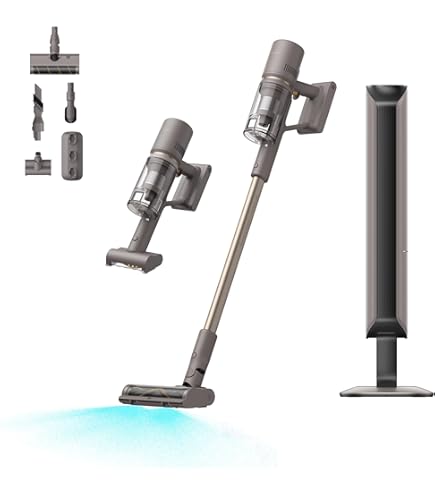 Amazon | UWANT コードレス掃除機 3段階吸引力 自動ゴミ収集