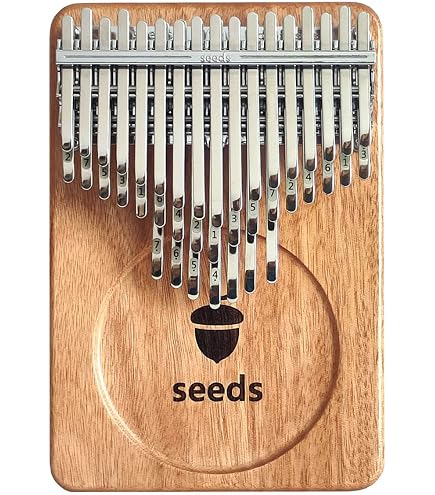 Amazon | seeds カリンバ 17キー 軽量 親指ピアノ 初心者セット (相思