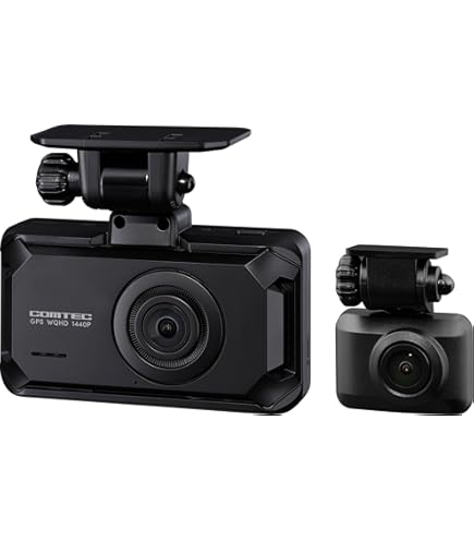 Amazon | コムテック 車用 ドライブレコーダー 前後2カメラ ZDR045WL