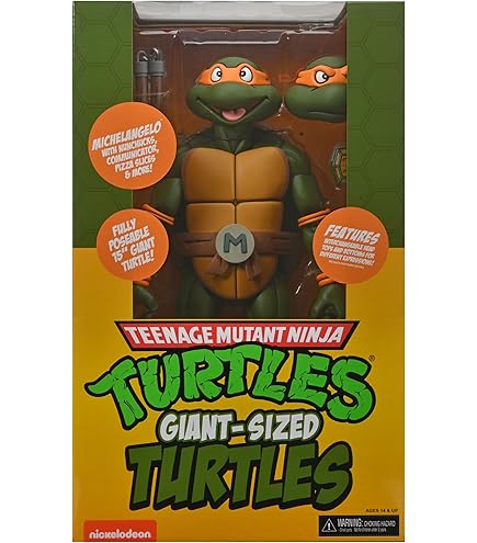 Amazon.co.jp: NECA - TMNT - カートゥーン ジャイアントサイズ