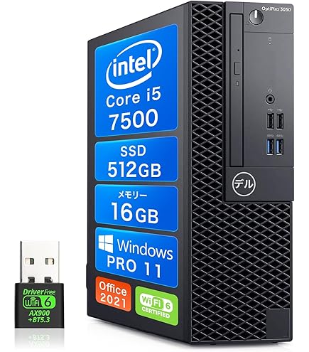 Amazon.co.jp: 【整備済み品】 DELL デスクトップPC 3050又5050又7050