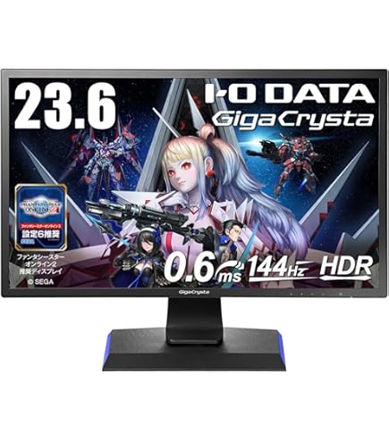 Amazon.co.jp: IOデータ ゲーミングモニター 23.8型/ フルHD (1920
