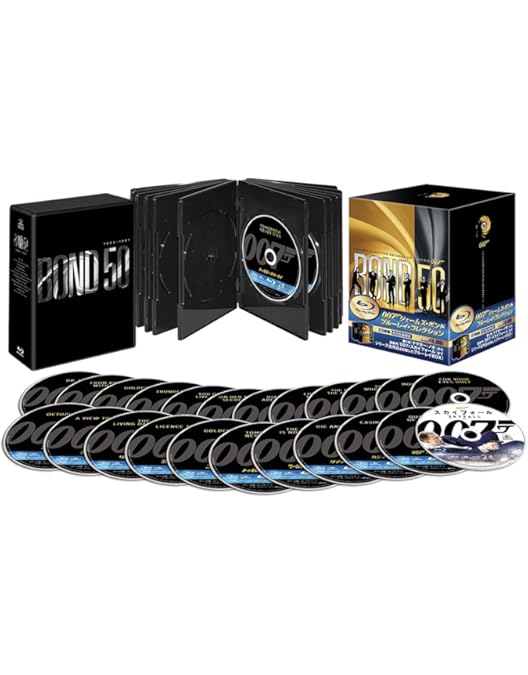 Amazon.co.jp: 007 製作50周年記念版 ブルーレイ BOX 〔初回生産限定