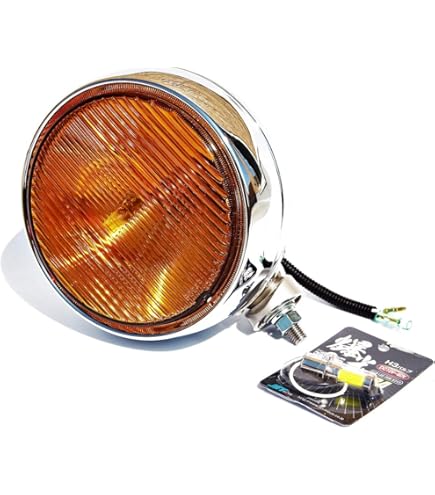 Amazon | IPF フォグランプ ハロゲン H3 丸形 直径200mm イエロー 12V