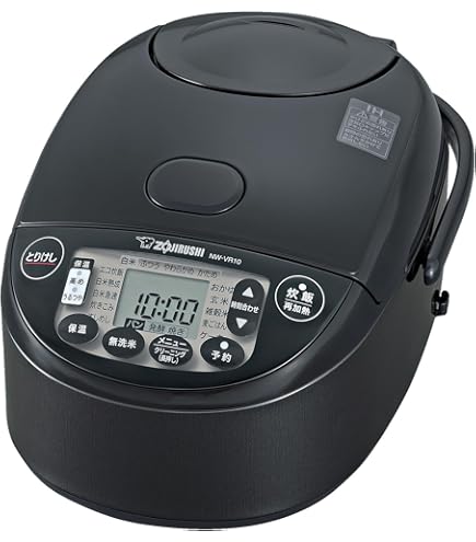 Amazon.co.jp : 象印マホービン 炊飯器 5.5合 ブラック NP-ZX10-BA
